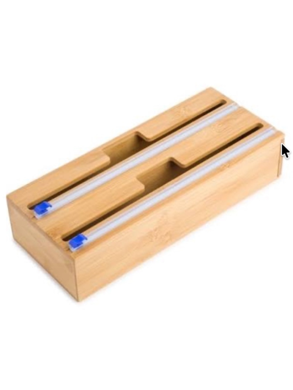 Core Kitchen Bamboo Foil and Plastic Wrap Organizier